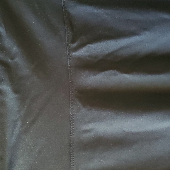 Soft Surroundings  shiny black pull on Black leggings 1X - Picture 3 of 9